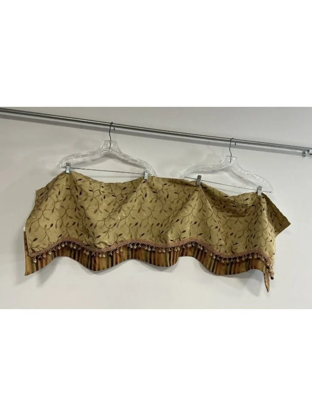RLF Silk Valance French Floral Style Set of 4